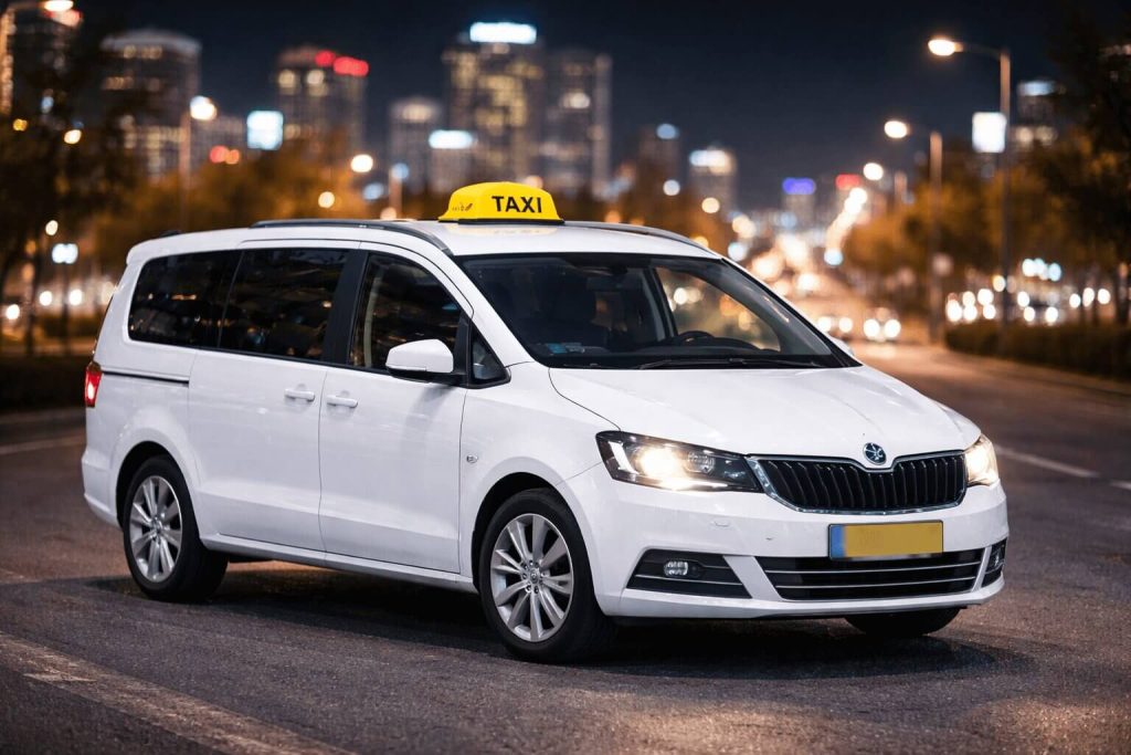 מונית גדולה מאשדוד לנתב"ג